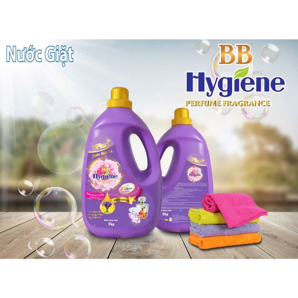 Nước Giặt HygienB Hàng Việt Nam Công Nghệ Thái Lan Can 2kg !