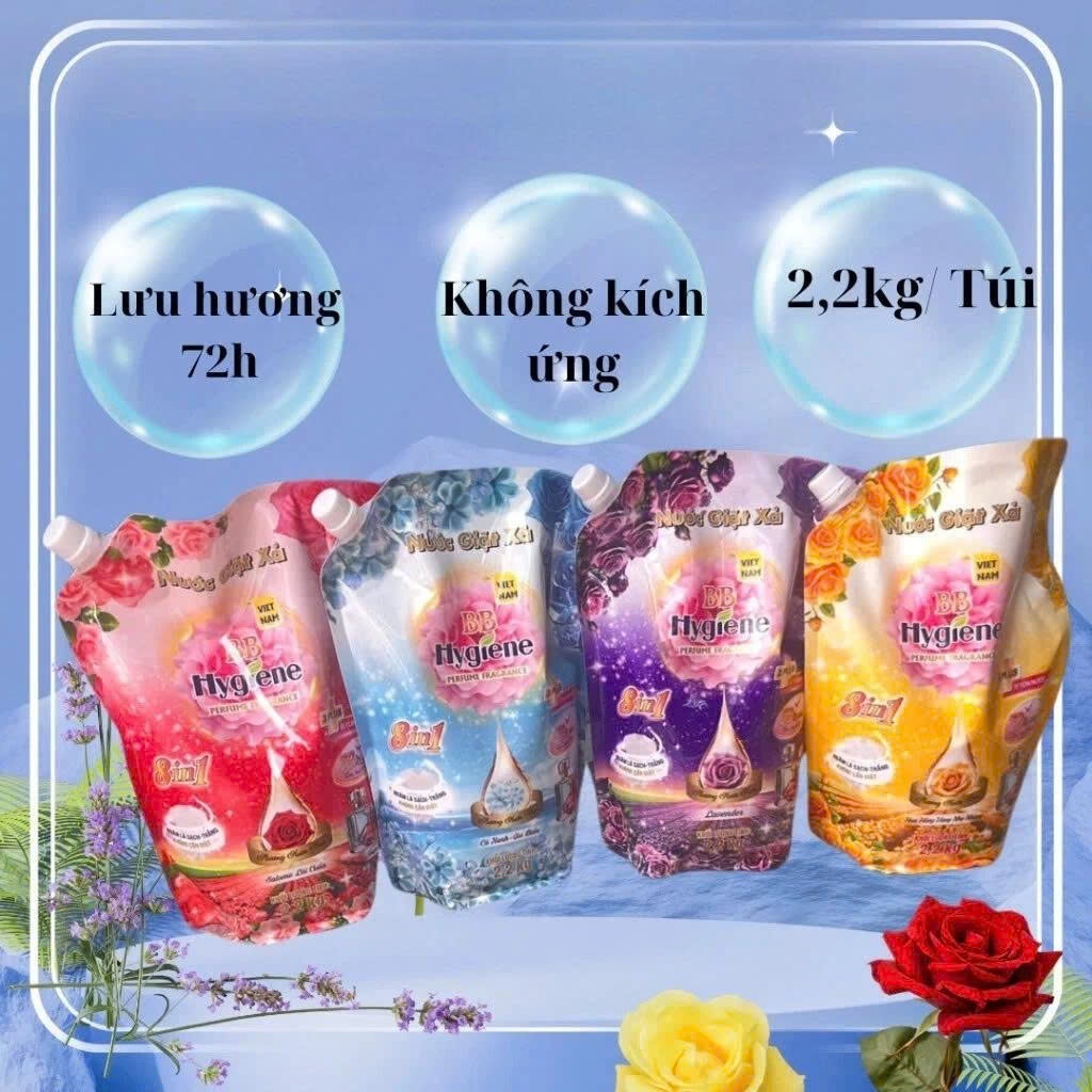 Nước Giặt HygienB Hàng Việt Nam Công Nghệ Thái Lan Can 2kg !