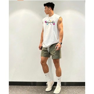 Áo Tank Top Phối Họa Tiết Chữ Sắc Màu Pháo Hoa  Phong Cách Trẻ Trung Sành Điệu Chất Liệu Cotton Mùa Hè Thoáng Mát