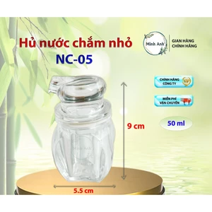 Hủ nước chắm NHỰA trong suốt HNC05 - HNC06 - HNC07 - bền đẹp ( lọ đựng nước chắm nhỏ - trung - đại )