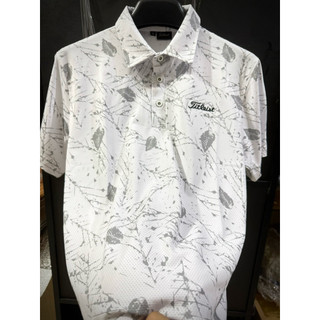 Áo golf titleist nam polo vải thun co dãn thấm hút mồ hôi