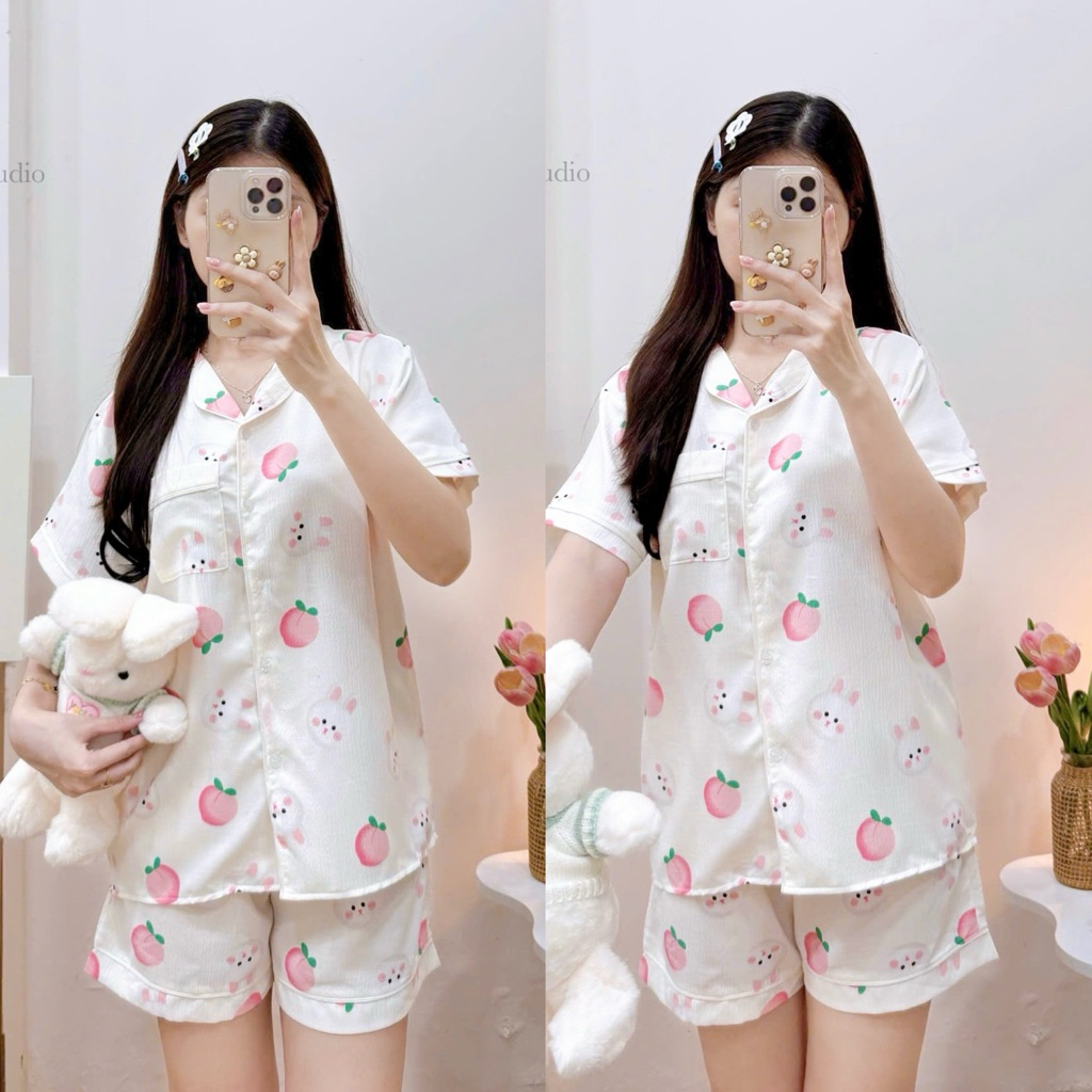Thỏ đào kem M