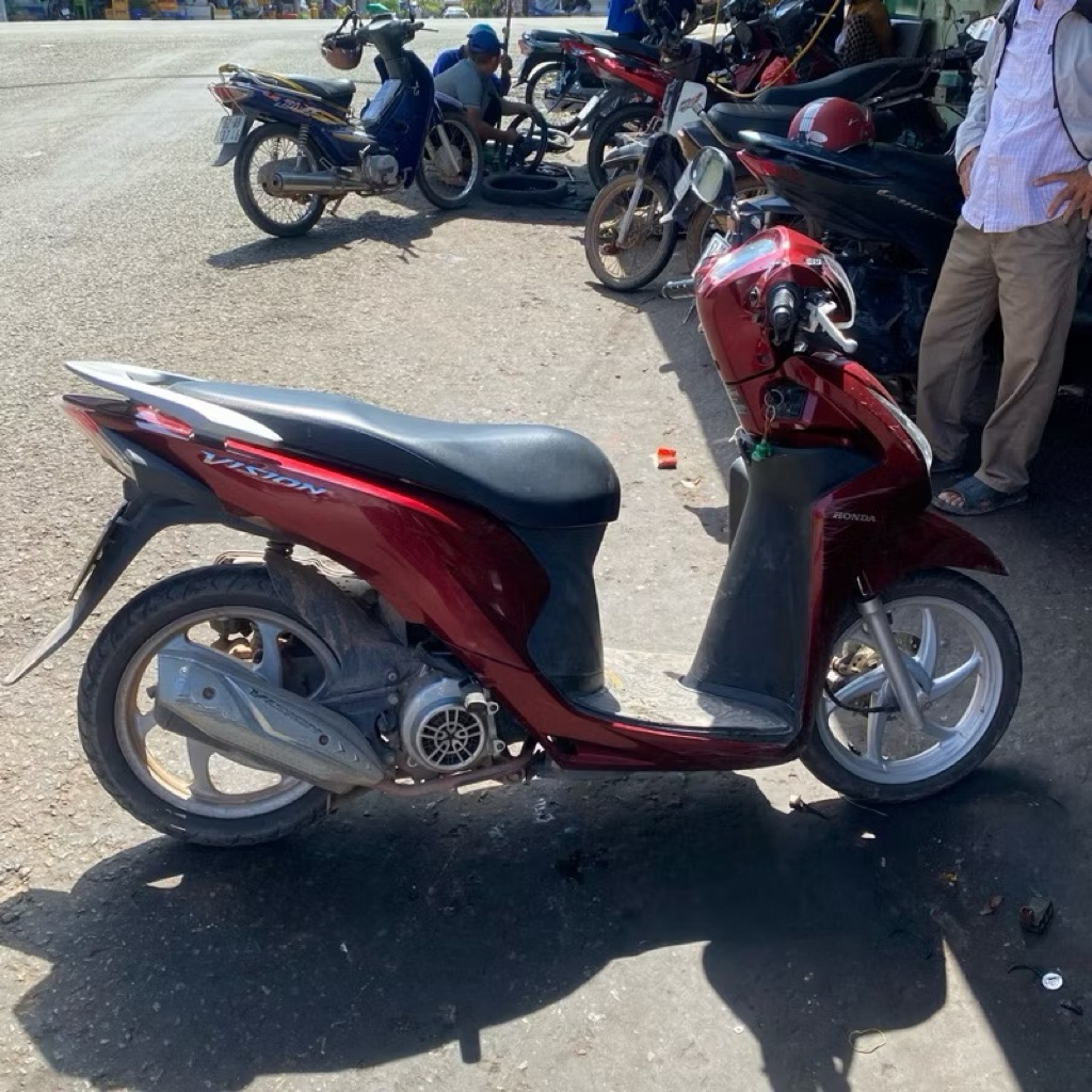 Da yên Honda Vision K44 2014-2020 kiểu zin (sử dụng kim bọc yên)