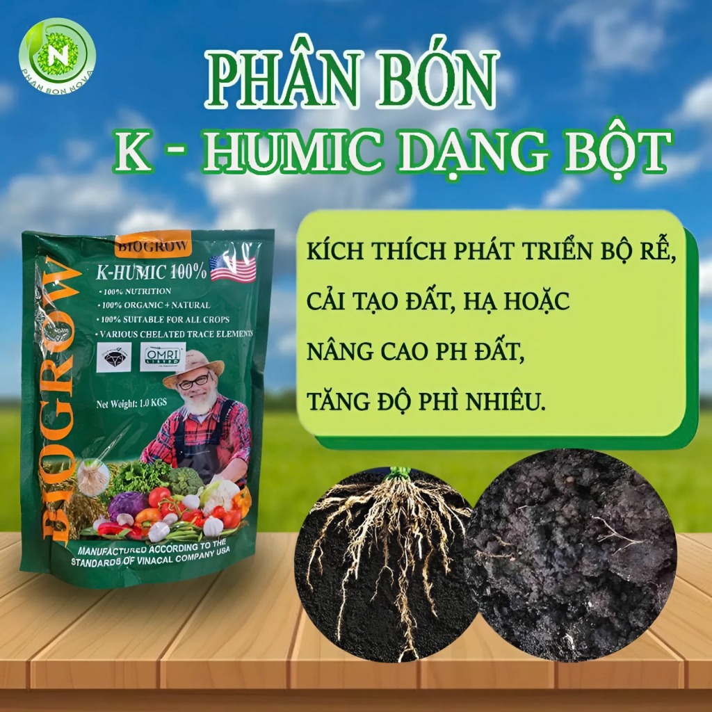phân bón K-HUMIC 100%