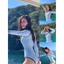 Đồ Bơi, Bikini Nữ Một Mảnh Liền Thân Dài Tay Kéo Khoá Cổ QC Loại 1