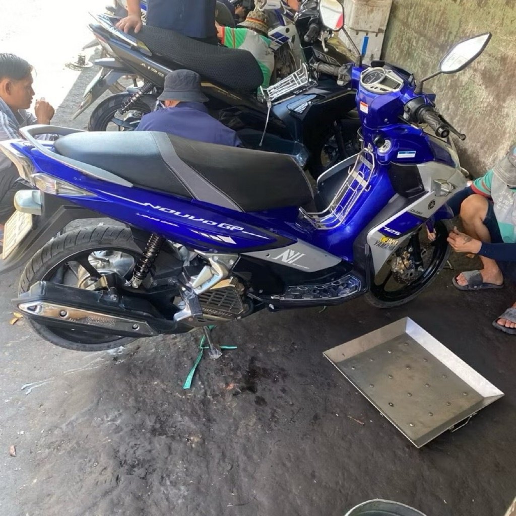 Da yên Yamaha Novo6 kiểu zin (sử dụng kim bọc yên)