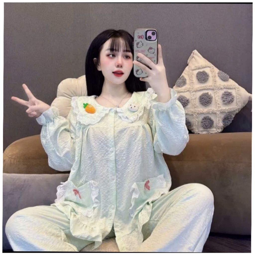 D Dài thỏ 1 túi xanh