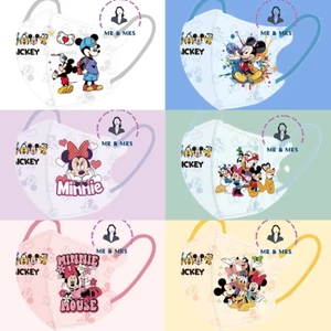 2025 ( Set 10/60c) Khẩu Trang Hoạt Hình Mickey cho bé 4-12T