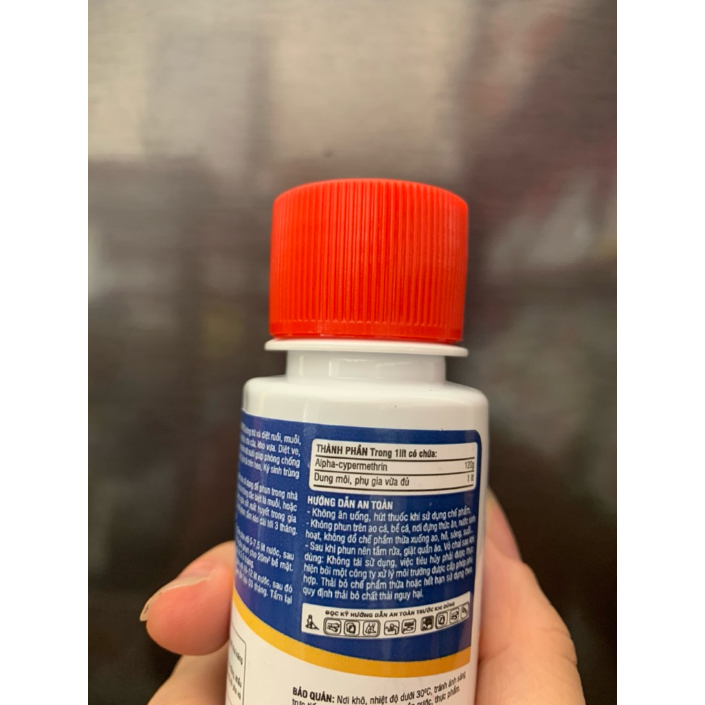 ALPHA 60F EC 50ml – Hỗ trợ kiểm soát muỗi, ruồi, kiến, gián trong chuồng trại và nhà ở
