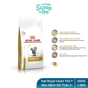 Thức Ăn Hạt Royal Canin Urinary S/O Index Cho Mèo Bị Bệnh Sỏi Thận 1+ Tuổi