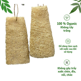 SET 4 XƠ KHÚC ÉP NGUYÊN BẢN KB Ecolife sử dụng đa năng để rửa bát hoặc bông tắm