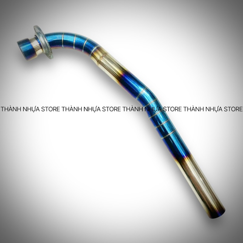 Cổ Pô Titan Sirius Wave Exciter Inox mạ PVD