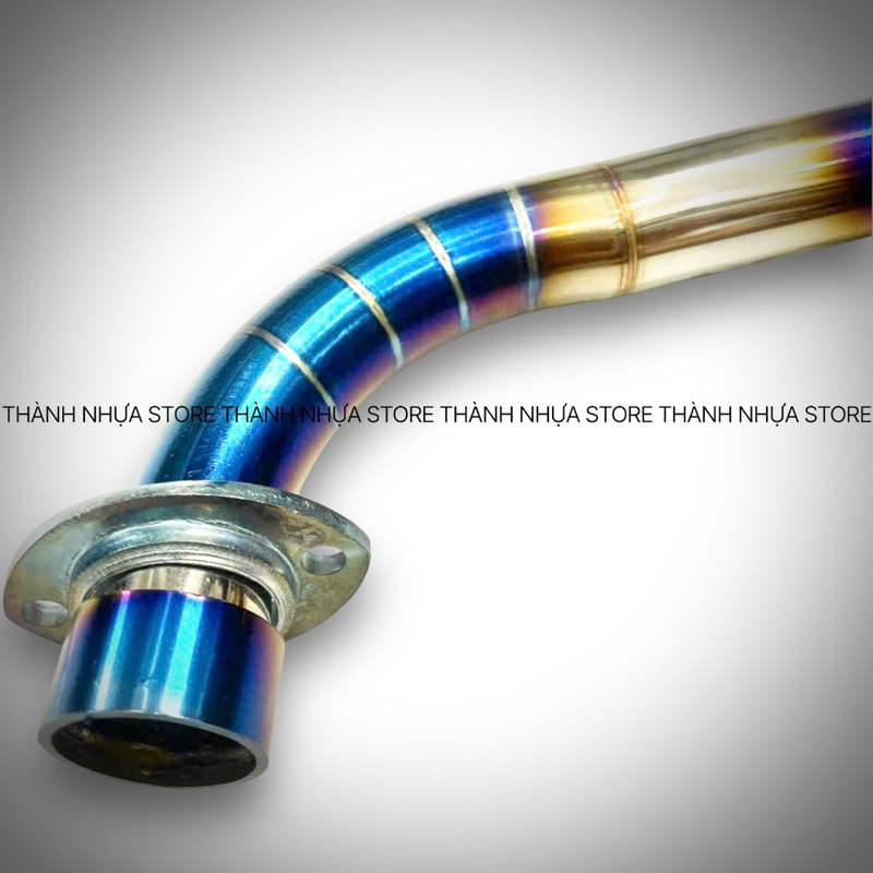 Cổ Pô Titan Sirius Wave Exciter Inox mạ PVD