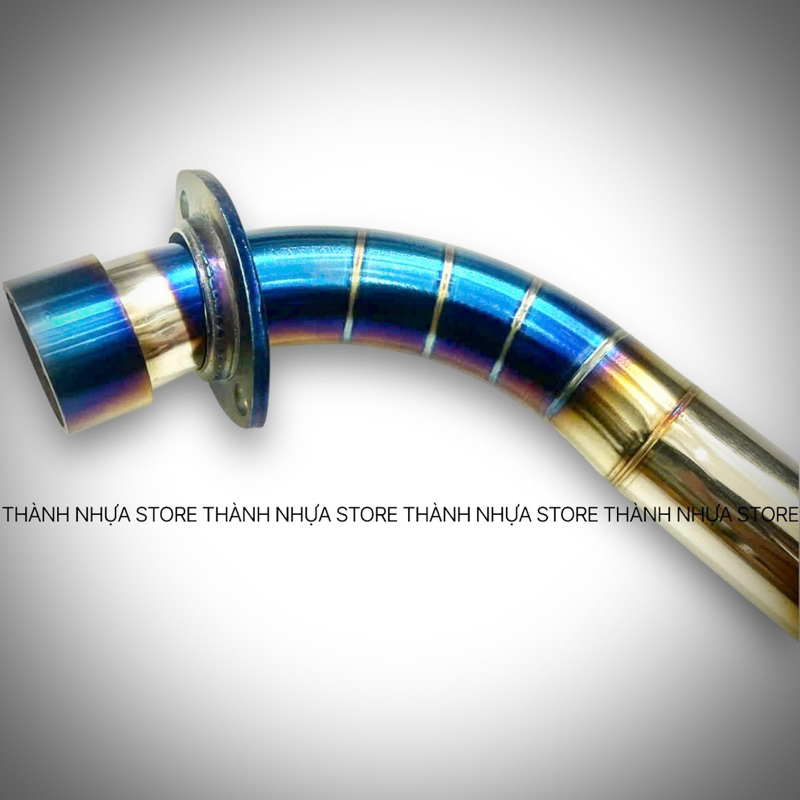 Cổ Pô Titan Sirius Wave Exciter Inox mạ PVD