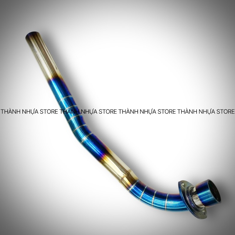 Cổ Pô Titan Sirius Wave Exciter Inox mạ PVD