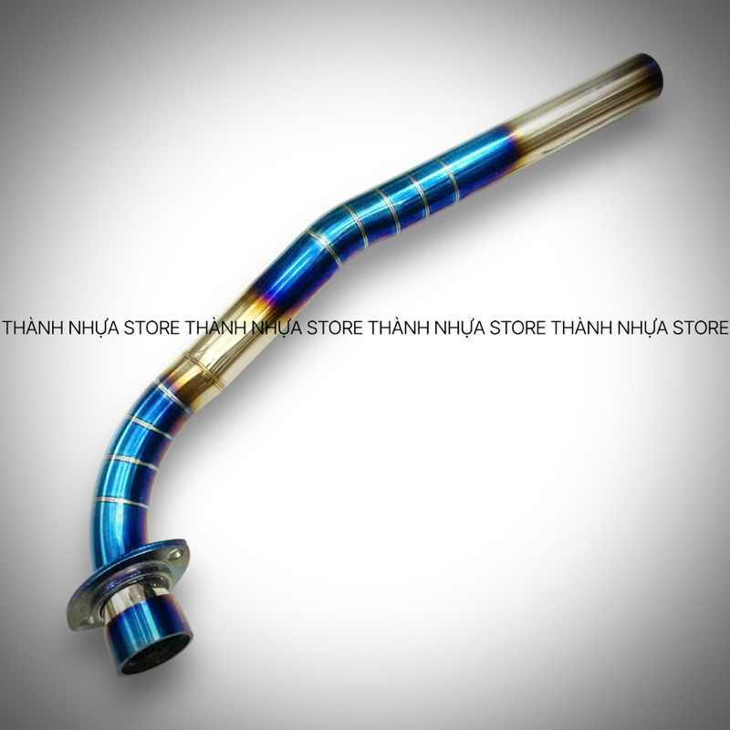 Cổ Pô Titan Sirius Wave Exciter Inox mạ PVD