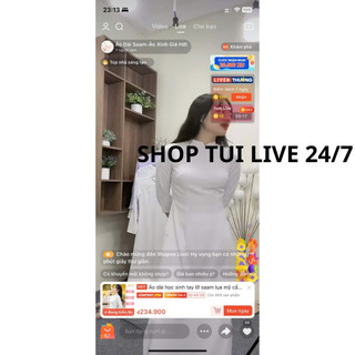 Áo dài học sinh cổ U vuông hở saam lụa mỹ màu trắng 3 cấp độ, mặc đi học hội lớp hội khóa  kỉ yếu