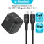 Bộ Sạc Nhanh 30W Basefast Củ Sạc GaN Mini Kèm Cáp Silicone 60W Cho 15/16/Android