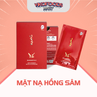 [SET 10 CÁI] MẶT NẠ HỒNG SÂM XOÁ NHĂN- NGĂN NGỪA LÃO HOÁ DA HÀN QUỐC -  HONGCOMESTIC