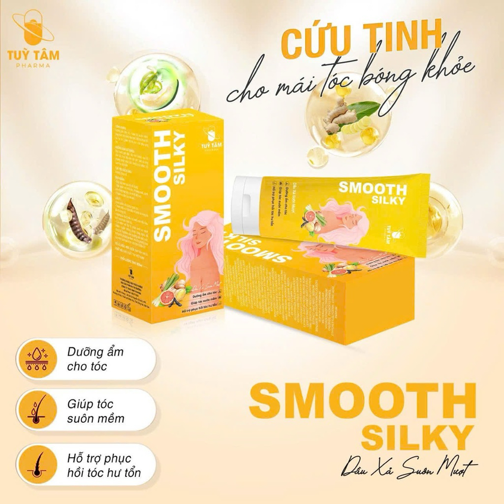 Dầu gội đầu gừng - dầu xả tinh chất sả giúp dưỡng ẩm làm suôn mềm, hỗ trợ phục hồi tóc hư tổn - Tuỳ Tâm pharma 350ml