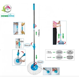 Cây lau nhà 360 độ Homeinno (không thùng)
