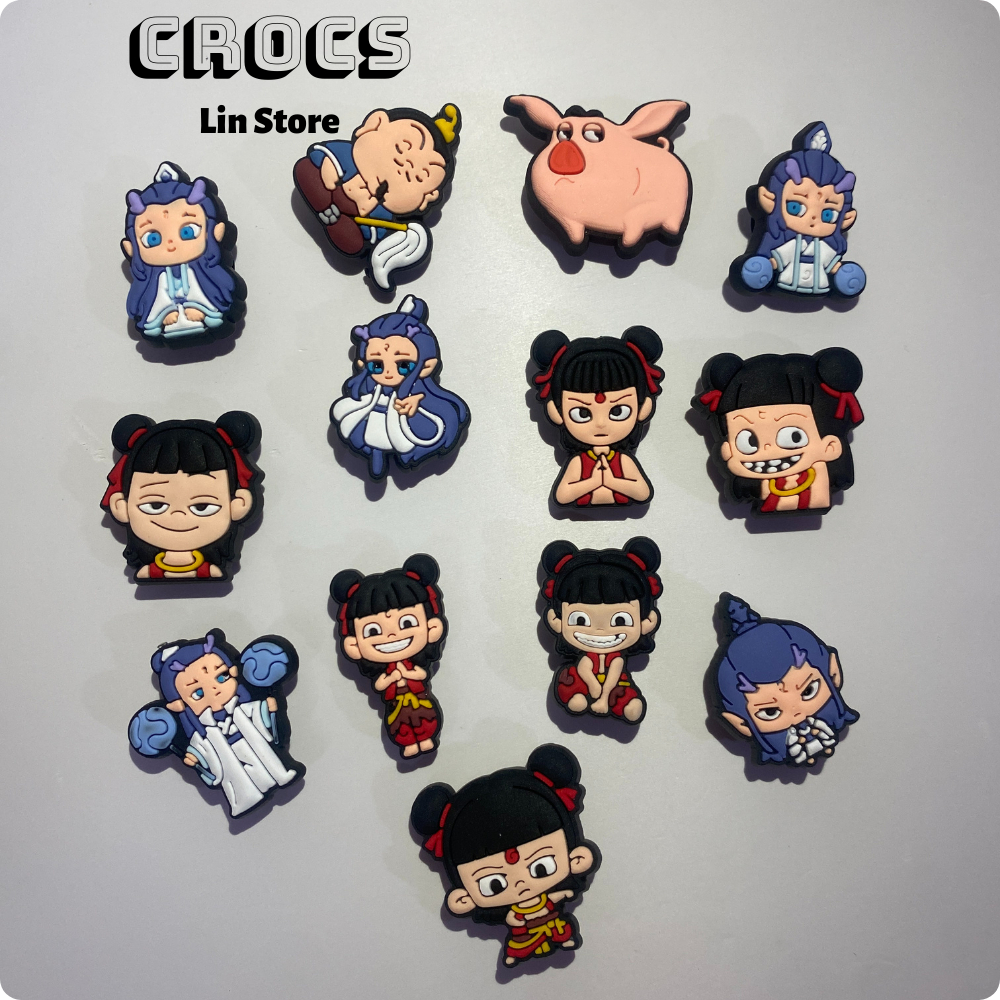 Charm sticker jibitz Natra Ngao Bính gắn dép cross siêu đáng yêu ...