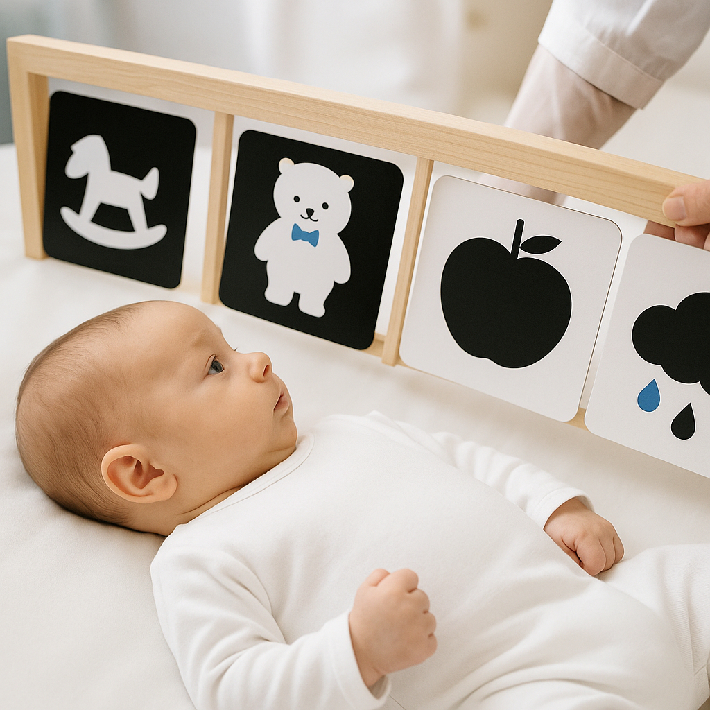 Bộ Thẻ Kích Thích Thị Giác Giúp Bé Phát triển TOÀN DIỆN cho trẻ từ 1 tháng tuổi [Chuẩn Phương Pháp Montessori]