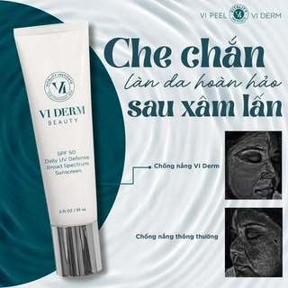 Kem Chống Nắng VI DERM SPF 50 Broad Spectrum Sunscreen 59ml Viderm Phổ Rộng Bảo Vệ Da Toàn Diện