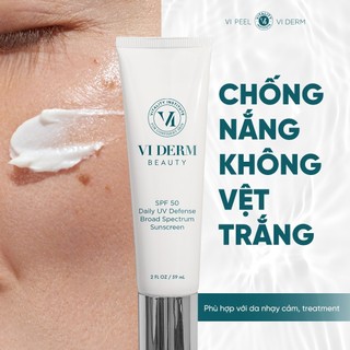 Kem Chống Nắng VI DERM SPF 50 Broad Spectrum Sunscreen 59ml Viderm Phổ Rộng Bảo Vệ Da Toàn Diện