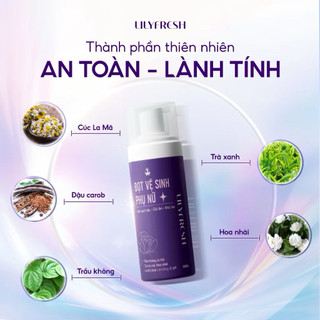 Combo 2 Muối & Bọt vệ sinh lilyfresh .