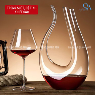 Bộ 6 LY VANG thuỷ tinh pha lê cao cấp 450ml | Ly Sâm Panh | Ly Uống Vang Đỏ 450ml Wine Glass, Ly sampanh, champagne