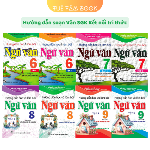 Sách - Hướng dẫn học và làm bài Ngữ Văn 6 7 8 9 (Kết nối tri thức với cuộc sống)