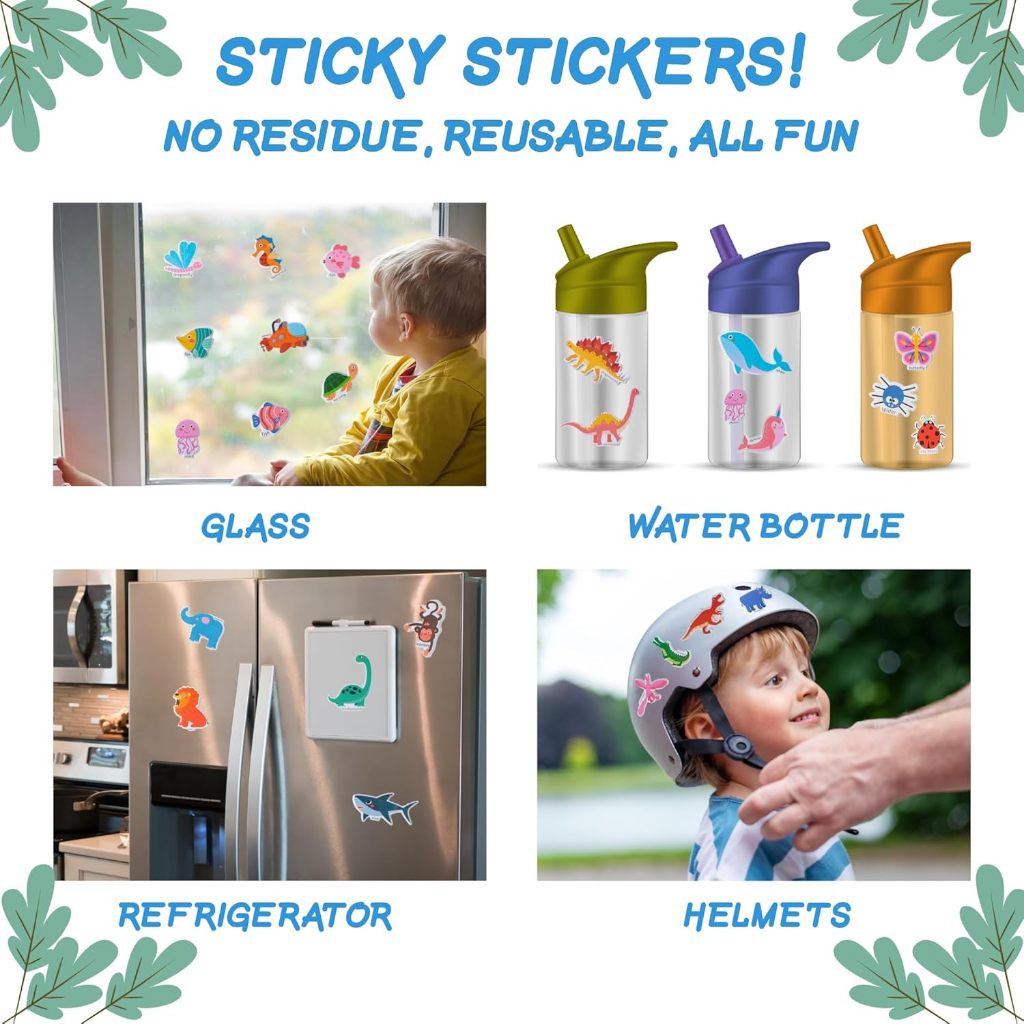 Đồ Chơi Sách Sticker Bóc Dán Tái Sử Dụng – 6 Chủ Đề Cho Bé Vừa Học Vừa Chơi