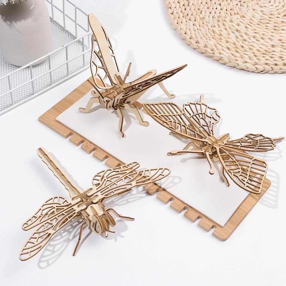 Đồ Chơi Lắp Ráp Mô Hình 3D Côn Trùng Bằng Gỗ – Phát Triển Tư Duy & Sáng Tạo Cho Bé