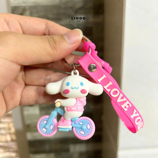 Móc khóa Thỏ Quế Cinnamoroll LINDO, Móc khóa Cute, Hot trend, Treo Balo, Cặp, Quà tặng xinh xắn