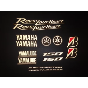 Cặp 2 tem Decal phản quang 3M dán xe YAMAHA. Tổng hợp 7 mẫu logo cao cấp chống nước