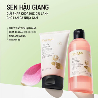 Sữa Rửa Mặt Sen Hậu Giang Cocoon Lotus Soothing Cleanser (140ml)