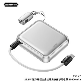 [Có 3C] Pin Dự Phòng REMAX FC-07 20000mAh TypeC PD  22.5W, Kèm cáp C to C, Thiết kế nhỏ gọn - Phụ Kiện Nhất Tín