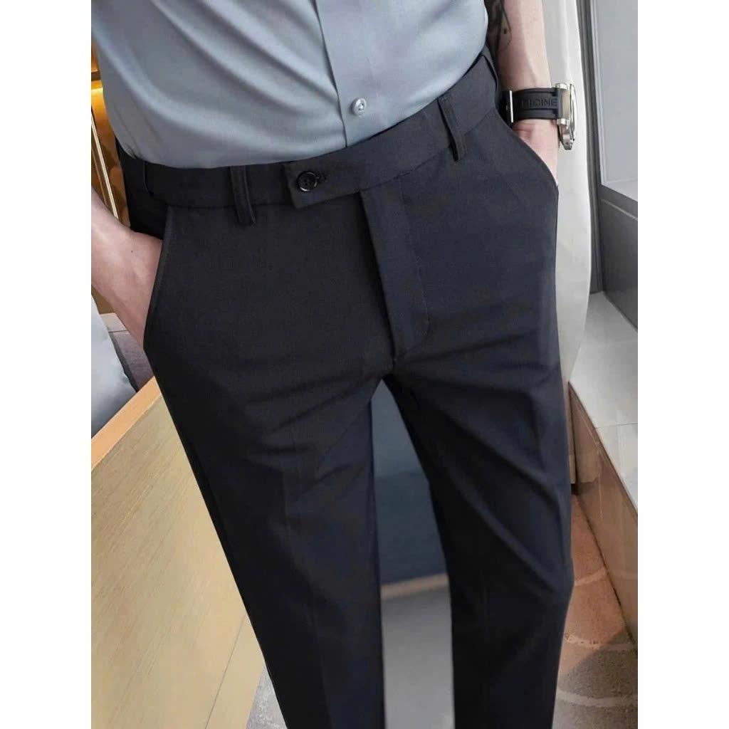 Quần dài tây âu Nam NDK-STORE cao cấp ống suông chất dày co giãn full team mạc, quần tây đi tiệc nam cao cấp NDK011