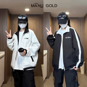 Áo khoác 2 lớp gió hai mặt (FORM RỘNG) chất liệu gió tráng bạc cản nước cản gió Jacket