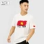 Áo thun local brand in hình lá cờ Việt Nam, form rộng cổ tròn chất liệu cotton cao cấp NOK-N055