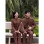Bộ đi chùa cổ trụ dài tay nam nữ mặc được lụa nhuyễn mềm mát Pháp phục đi lễ khuy tết vải mềm mát