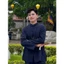 Bộ đi chùa cổ trụ dài tay nam nữ mặc được lụa nhuyễn mềm mát Pháp phục đi lễ khuy tết vải mềm mát