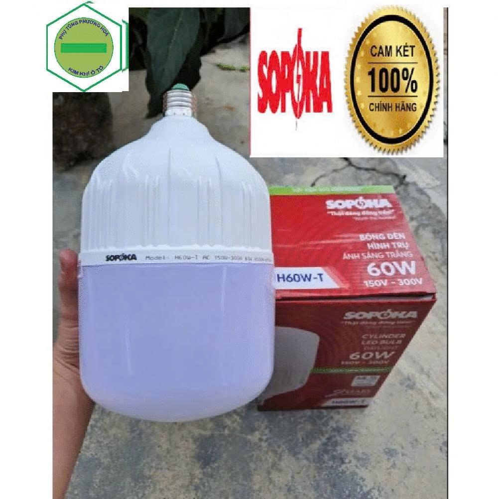 Bóng đèn led cao cấp 60W SOPOKA bảo hành chính hãng | Shopee Việt Nam