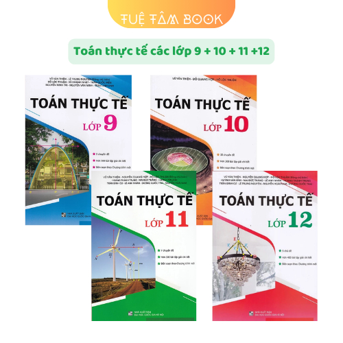 Sách - Toán thực tế lớp 9 + 10 + 11 + 12 (ĐT)
