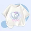 Áo trẻ em tay ngắn – In Kitty mũ Bunny đáng yêu, mặc chơi cả ngày không bí (M 201)