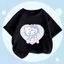 Áo trẻ em tay ngắn – In Kitty mũ Bunny đáng yêu, mặc chơi cả ngày không bí (M 201)