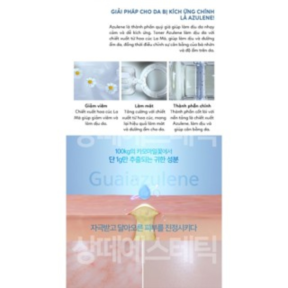 Nước hoa hồng làm dịu làn da DR.SANTE AZULENE SOOTHER TONER 200ml | DAMDAVN