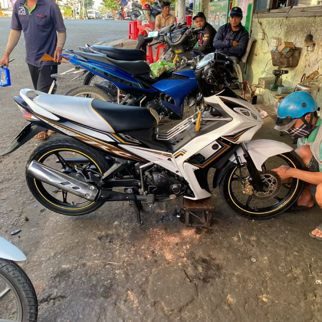 Da yên Yamaha Exciter135 đời đầu 2006-2010 kiểu zin (sử dụng kim bọc yên)