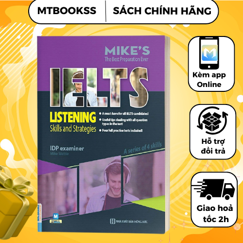 Sách - Ielts Listening - Skills And Strategies - Cho Người Luyện Thi Ielts - Học Kèm Online- MCBooks
